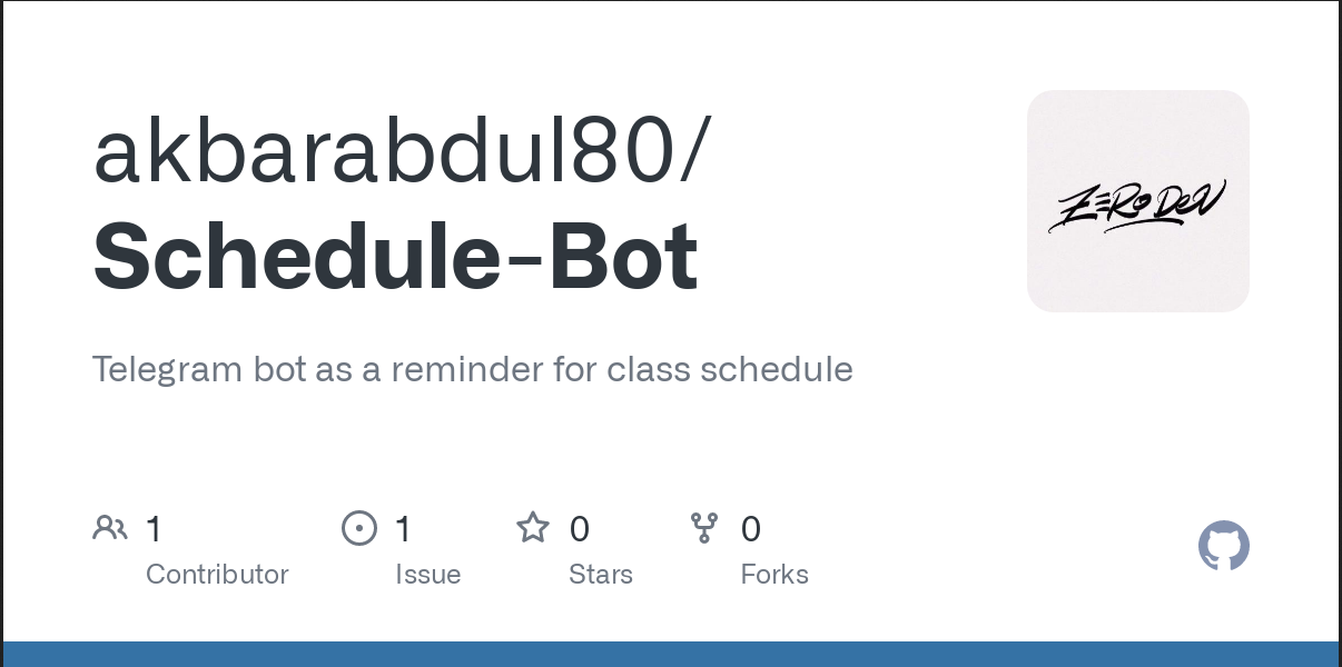 Schedule Bot